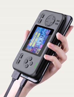 All-In-One Powerbank 8000 mAh Mini-Retro-Konsole mit 416 Spielen XXL Starter Set FARBWAHL - Wuppertal