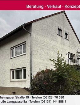 Großzügiges 2-3 Familienhaus mit schönem Garten und Terrasse in guter Lage von Rüdesheim - Rüdesheim (Rhein)