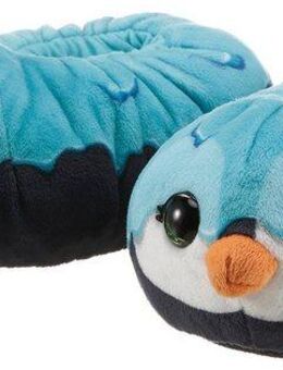 Nici NICIdoo Pinguin Plüsch Hausschuhe Hasschuh, Pantoffel mit Pinguin Motiv