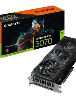 Gigabyte GeForce RTX 5070 WINDFORCE SFF 12G Grafikkarte – 12 GB GDDR7, 192-Bit, Grafikkarte