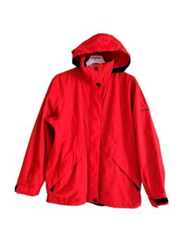 maier Sports Damen Outdoor Jacke mit Kaputze Gr. 38 Rot - Geseke