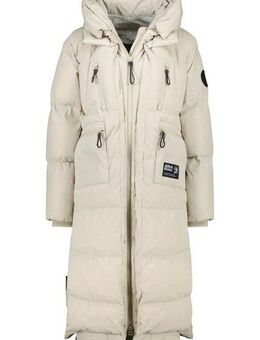 Alife & Kickin Winterjacke Damen RihannaAK A Langer, warmer Wintermantel mit großer Kapuze und Fleece Innenfutter