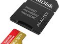 Speicherkarte 256GB MicroSDXC SanDisk Extreme, A2, V30, UHSIII, 200MB/s, inklusive SD Adapter, Windows 10 & 11 Update - 01-2024 in 90763