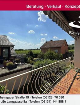 Großzügiges, freistehendes 1-3 Familienhaus mit sonnigem Garten und Terrasse - Oestrich-Winkel
