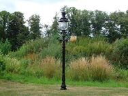 Gartenlaterne Genua - schwarz - alu - 215cm - Heek