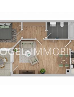 Gemütliche 2-Zimmer-Wohnung mit Balkon & Weitblick in Würzburg-Versbach - Würzburg