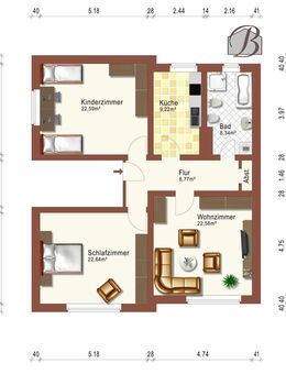3-Zimmerwohnung in Berlin-Rahnsdorf - Berlin