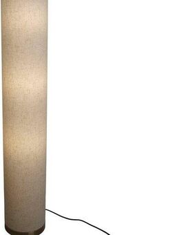 näve Stehlampe Beate, Ein-/Ausschalter, ohne Leuchtmittel, Metall/Textil, exkl. 3x E27 max. 40W, Höhe: 110cm, Farbe: natur