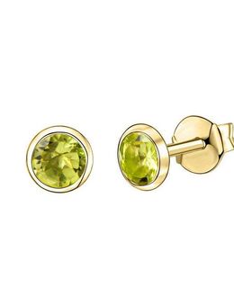 Vivance Paar Ohrstecker 585/- Gelbgold Peridot