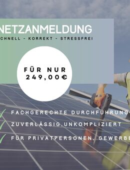 Netzanmeldung für PV-Anlagen und SHK - Hamburg