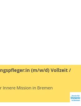 Heilerziehungspfleger:in (m/w/d) Vollzeit / Teilzeit - Bremen