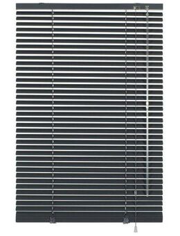 GARDINIA Jalousie Aluminium-Jalousie 25 mm, mit Bohren, freihängend, Jalousiebänder farblich passend