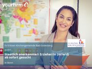 Staatlich anerkannte/r Erzieher/in (m/w/d) ab sofort gesucht - Bonn