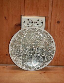 Deko Schale Schüssel Wohnzimmer Tisch Vitrine Vintage Keramik Spiegelscherben ca 20 cm Vintage - Borken