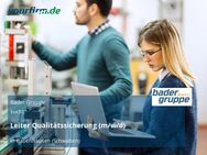 Leiter Qualitätssicherung (m/w/d) - Babenhausen (Bayern)
