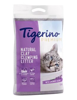 Tigerino Premium Katzenstreu – Lavendelduft - 12 kg