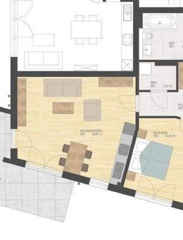Neubau 2-Zimmer-ETW mit eigenem Garten - Waldkraiburg