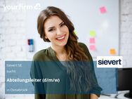 Abteilungsleiter (d/m/w) - Osnabrück