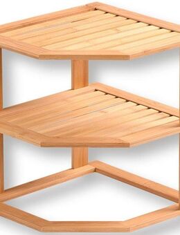 KESPER® Regal, Bambus, 2-stufig