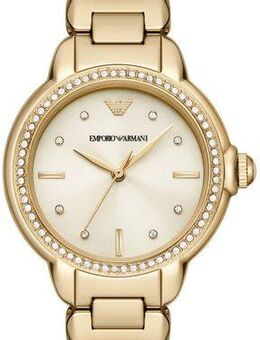 Emporio Armani Quarzuhr AR11609, Armbanduhr, Damenuhr, analog, Edelstahlarmband