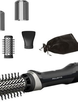 Rowenta Warmluftbürste UB9530 Brush Activ Rotierende Warmluftbürste, Ergonomisches Design, Keramikbeschichtung, Ionenfunktion, Naturborsten