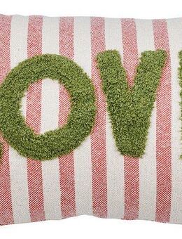 done.® Dekokissen CUSHION HAPPY STRIPE LOVE