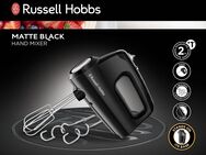 RUSSELL HOBBS Handmixer Matte Black 24672-56, 350 W, 5 Geschwindigkeitsstufen & Turbofunktion