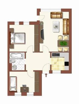 Hier lässt es sich aushalten: 3-Zimmer-Wohnung - Hannover