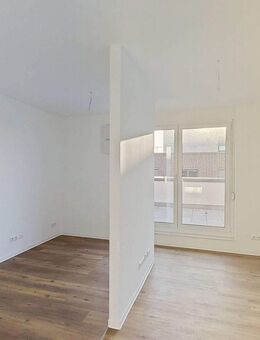 Besonders geschnittene 2-Zimmer-Wohnung mit Dachterrasse und EBK im Neubauquartier FIELD 4 - Mannheim