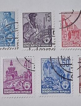 DDR 1957/58 Fünfjahrplan komplett gestempelt - Görlitz