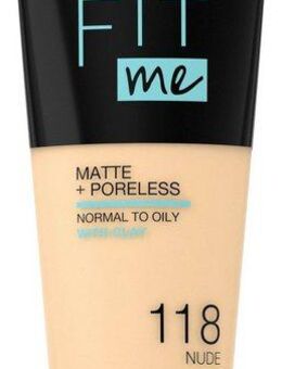 MAYBELLINE NEW YORK Foundation Fit Me! Matte + Poreless Make-Up, mit langanhaltender Formel