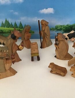 Erzgebirge alte Krippenfiguren Weihnachtsschmuck - Meerbusch