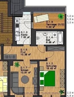 2-Zimmer Wohnung mit Dachterrasse in Gohlis - Leipzig