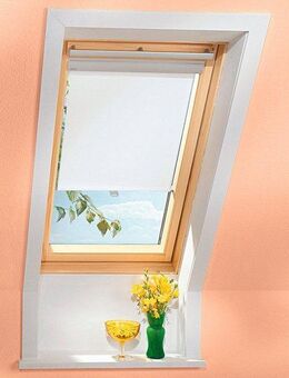 Dachfensterrollo mit Haltekrallen RHL 100/SK00/CK00/MK00/FK00 1086, VELUX, Lichtschutz, ohne Bohren, freihängend, VELUX »Pick & Click!«, Lichtregulierung und Privatsphäre
