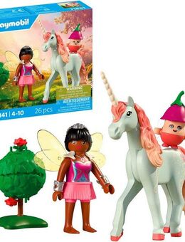 Playmobil® Sammeleinhorn, Himmelsrose mit Fee (71841), Princess Magic Konstruktions-Spielset, (26 St)