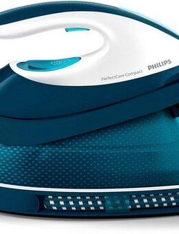 Philips Dampfbügelstation PerfectCare Compact GC7844/20, 1500 ml Wassertank, 2.400 Watt, OptimalTemp, 400 gr Dampfstoß