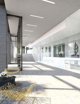 2 Zi.Whg. im HENNINGER TURM Frankfurt/Main, MÖBLIERT!, 24 Std. Concierge, Balkon, Küche - Frankfurt (Main)