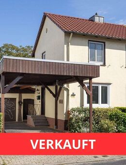 Hälfte eines Doppelhauses mit Carport im Stadtteil „Blumensiedlung“ - Nordhorn