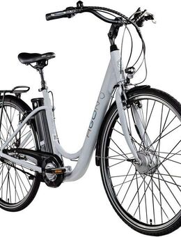 AGON E-Bike Cityrad Aurora, 3 Gang, Nabenschaltung, Frontmotor, 374 Wh, Pedelec, Elektrofahrrad für Damen u. Herren