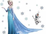 Wandtattoo Fensterbild Kinderzimmer Eiskönigin Figur optik Spielzimmer - Friedrichsdorf