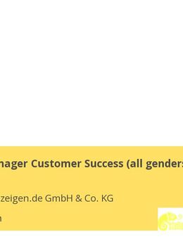 Kundenmanager Customer Success (all genders) - München