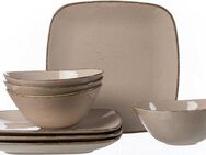 Ritzenhoff & Breker Tafelservice Geschirr-Set CASA (8-tlg), 4 Personen, Porzellan, Vintage Look, 8 Teile, für 4 Personen
