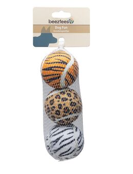 beeztees Hundespielzeug Dschungelbälle - 3 x Ø 6,5 cm