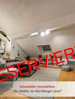 Kapitalanlage mit Charme: Vermietete 2,5-Zi-Galeriewohnung mit Balkon & Stellplatz in Schwarzenbruck - Schwarzenbruck