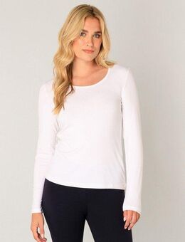 Base Level Langarmshirt mit V-Ausschnitt