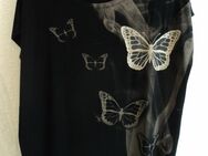 T-Shirt Gr. 48 schwarz Schmetterling überschnittener Arm - Greifswald