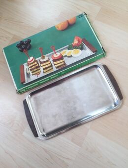 Serviertablett mit Designerholzgriffen - Bremen