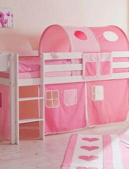 Ticaa Hochbett Malte mit Rollrost und in verschiedenen Ausführungen wahlweise mit Matratze