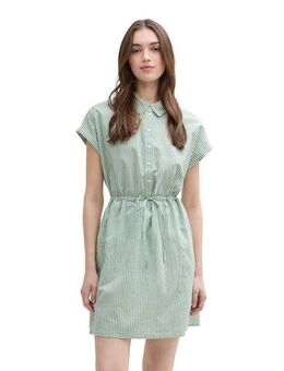 TOM TAILOR Denim Hemdblusenkleid im Streifendessin