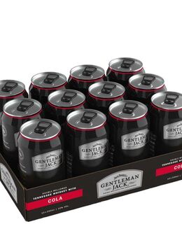 Gentleman Jack & Cola Menge: 12x 330ml Alkoholgehalt: 10% - Pforzheim Zentrum